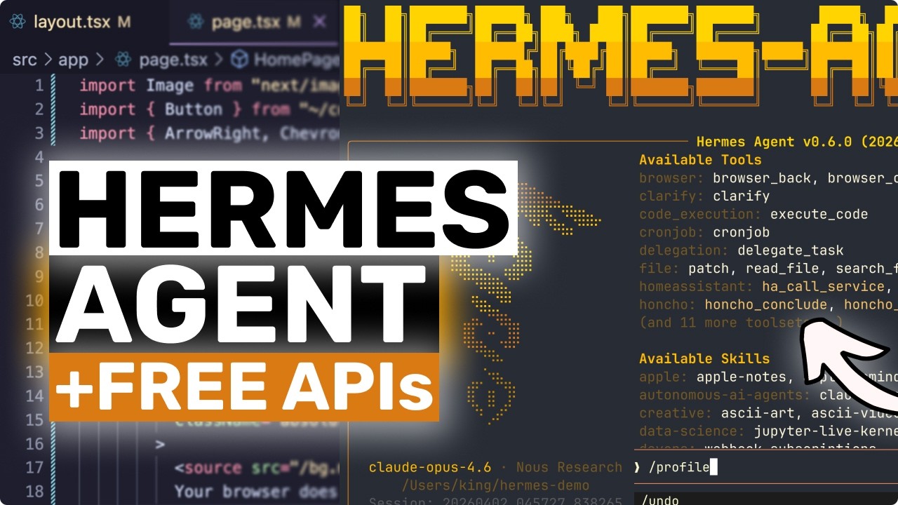 Агент Hermes + бесплатный неограниченный доступ к GLM-5.1 и Kimi API: RIP OpenClaw! Этот саморазв...