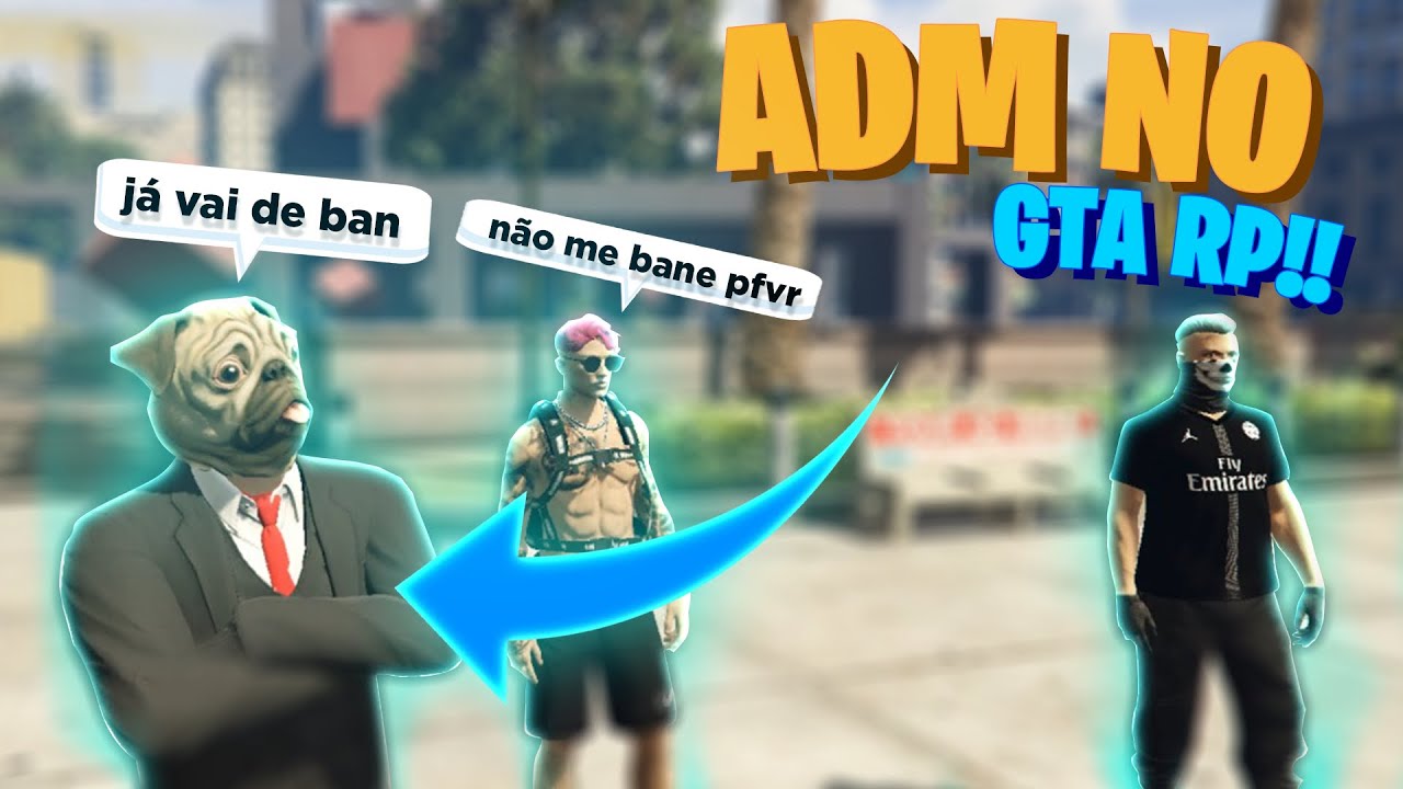 FINGINDO ser ADM em um SERVIDOR de GTA RP