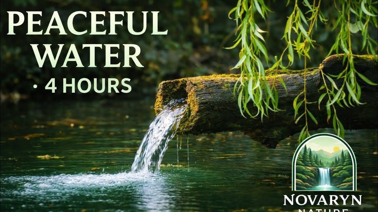 4 Hours of Peaceful Forest Water 🌿 Relaxing Stream Sounds for Sleep & Deep Relaxation