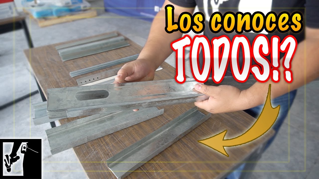 Materiales B&Aacute;SICOS para DRYWALL y plafones 1 - Metales y perfiles ligeros y estructurales