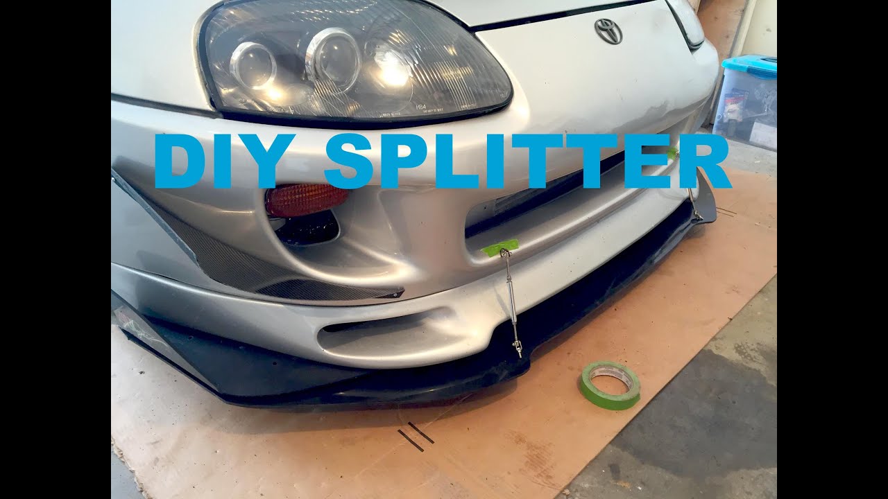 DIY FRONT SPLITTER !