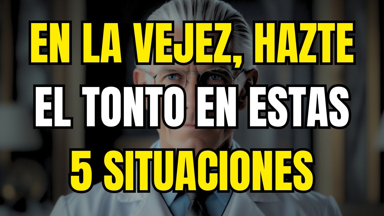 Hazte el tonto en estas 5 situaciones a medida que envejeces