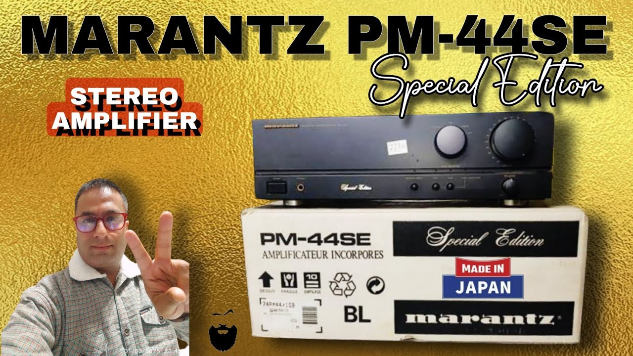 MARANTZ PM-44SE STEREO AMPLIFIER || MADE IN JAPAN