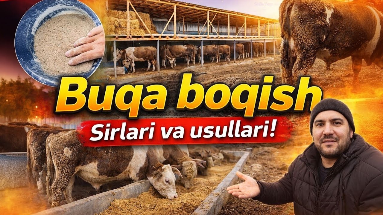 BUQA BOQISH SIRI,TÓGRI MOLXONA,TÓG'RI YEM,TEZ VAZN OLISH,KAM XARAJAT-KOTTA FOYDA 😱19 января 2026 г.