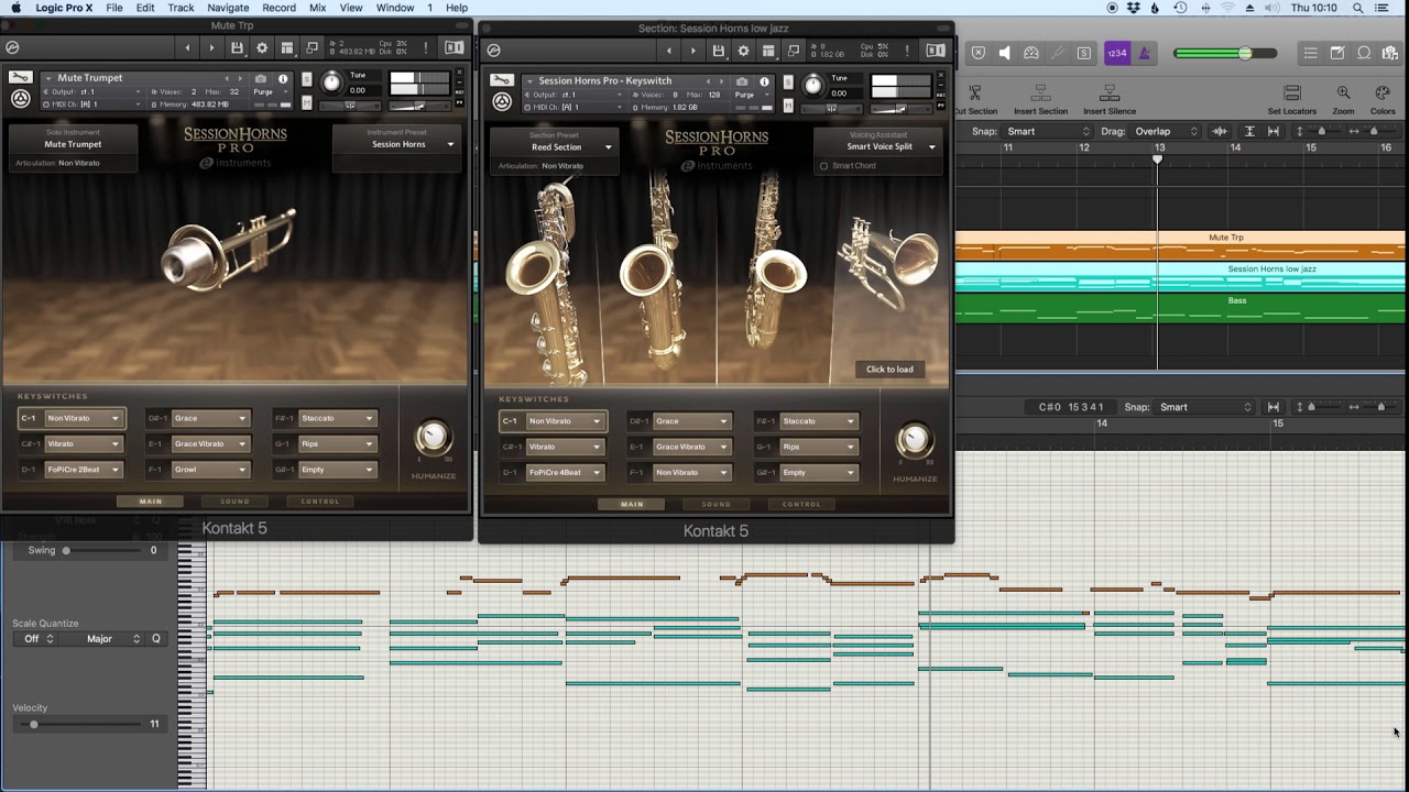 Session Horns Pro | Smart Voice Split | Smooth Jazz