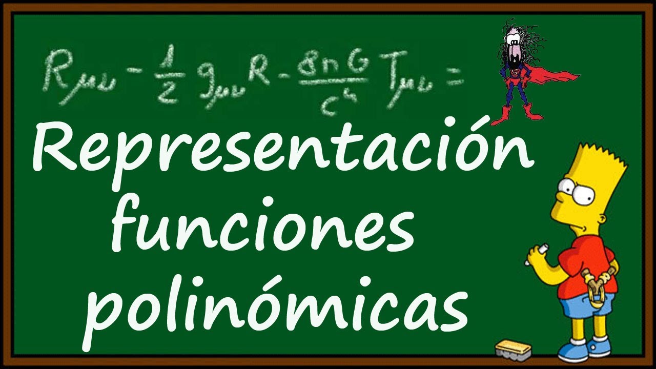 Estudio y REPRESENTACION de funciones POLINÓMICAS
