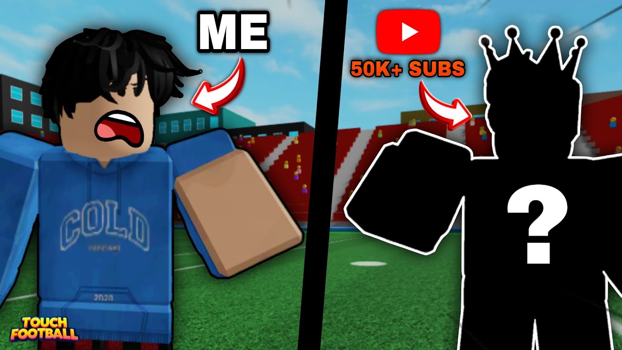 I 1v1'd The BIGGEST TOUCH FOOTBALL YOUTUBER! | Roblox Football ⚽