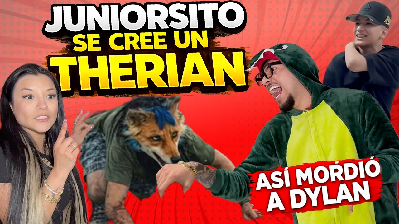 JUNIORSITO NOS MUERDE ¿ES UN THERIAN? | LOS REYES TOYS