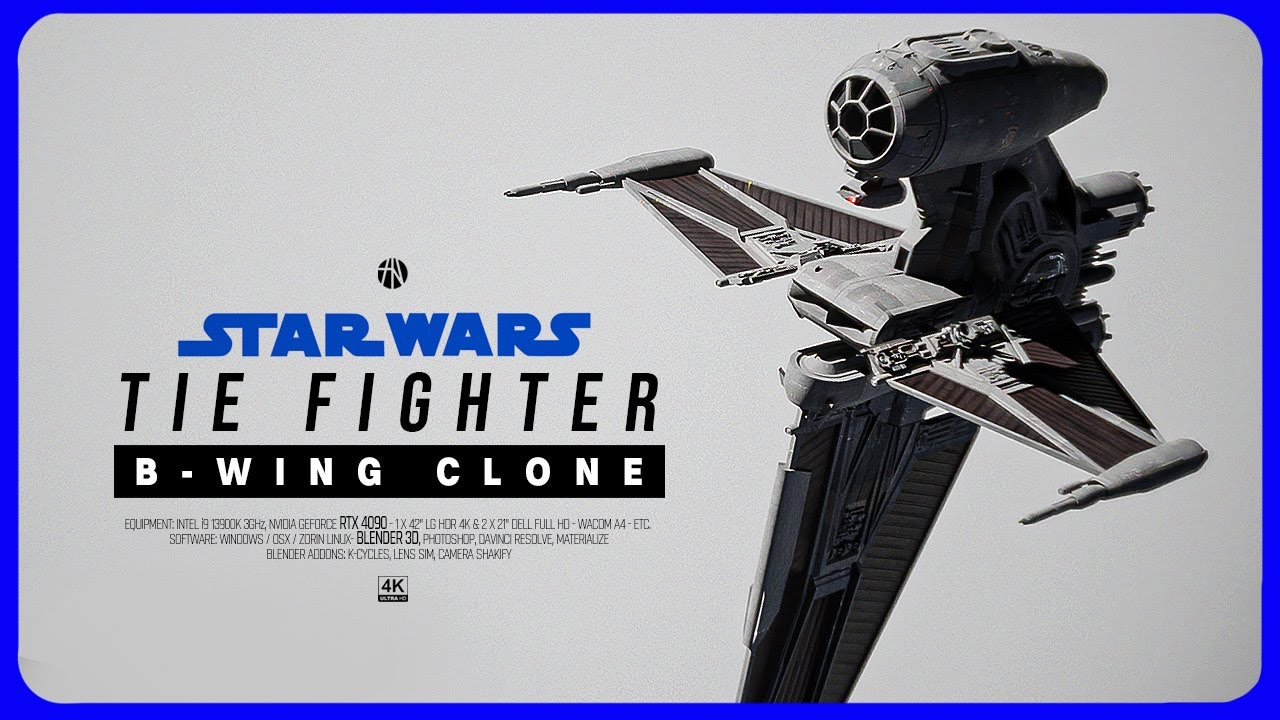 Star Wars - TIE B Wing Clone - Concept Design Overview - T0030