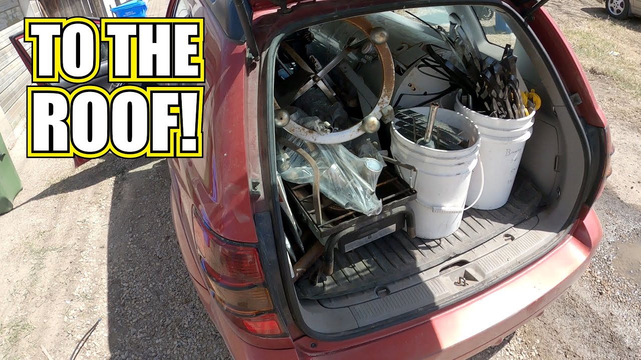 Dumpster Diving Street Scrapping - Treasure Cruisin' in the Car!