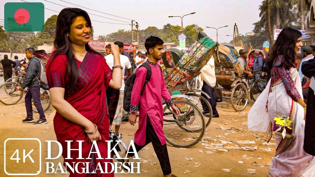 🇧🇩Dhaka, Bangladesh Walking Tour - most crowded city in the world | 4K 2023 (ঢাকা, বাংলাদেশ)