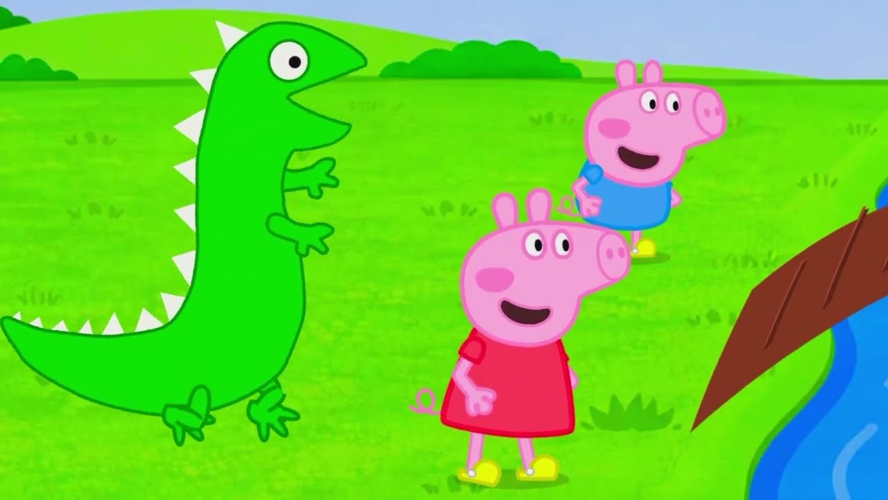 Peppa and George Explore a Hidden Cave! ⛰️| Peppa Pig Funny Animation