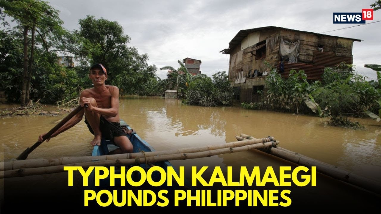Typhoon Philippines Live | Floods Strand Residents on Rooftops as Typhoon Kalmaegi Hits Philippines