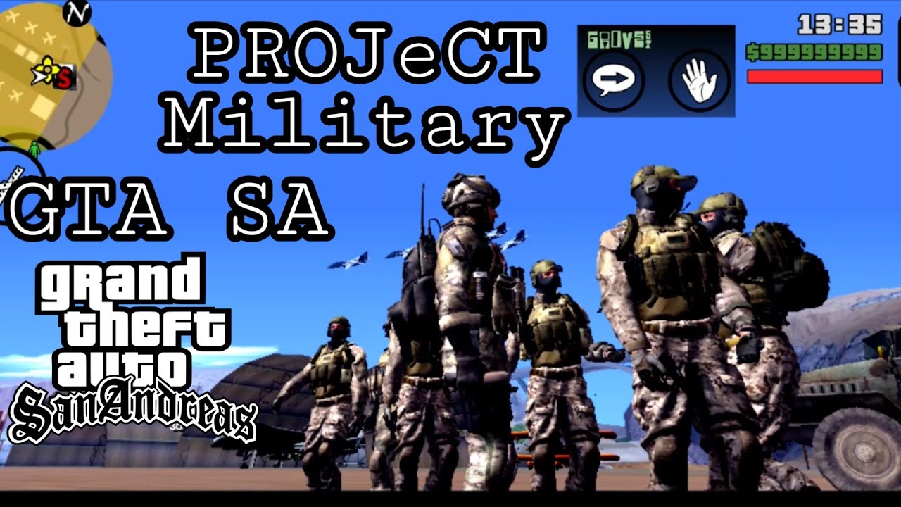 Military Mod | Project Military Warfare Final | GTA SA Andriod