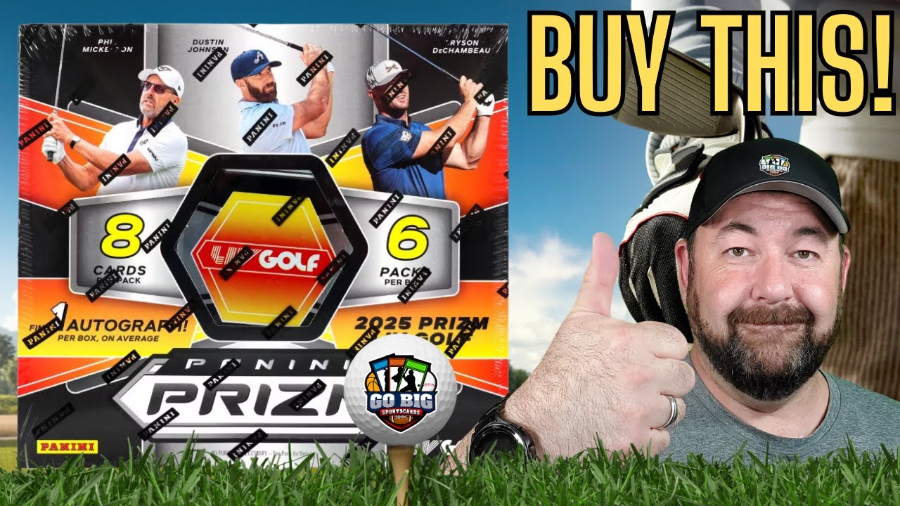 💥 HUGE GOLF RELEASE! 2025 Panini Prizm LIV Golf Hobby Box Rip ⛳️🔥