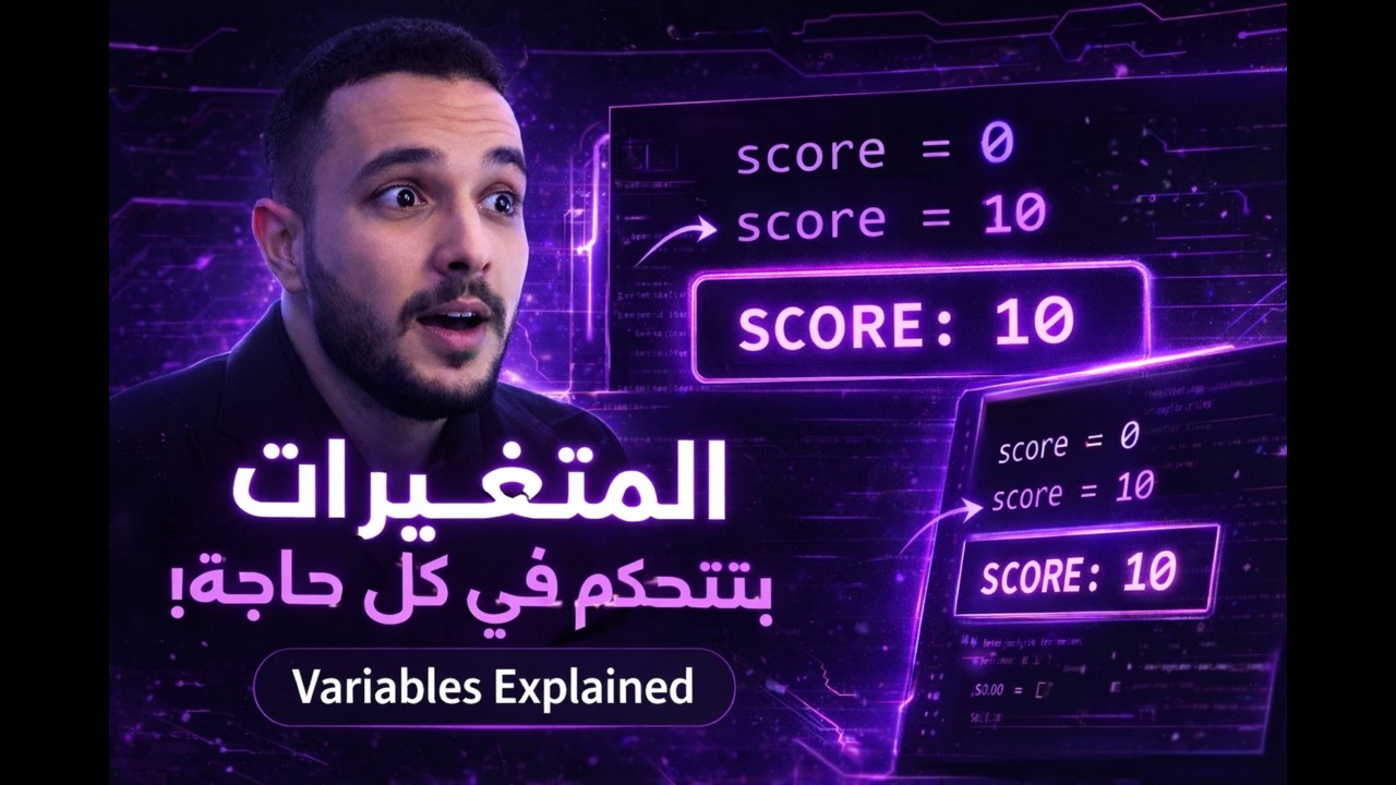 المتغيرات في البرمجة | السر اللي بيخلي الكود ذكي!