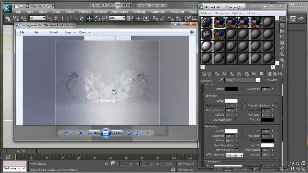 Cristal Transparente y Acido Tutorial 3ds Max
