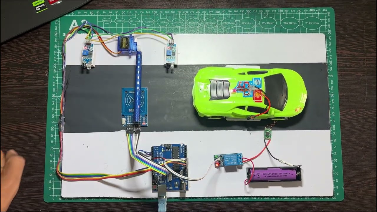 Secure & automated Wireless EV Charging System with RFID authentication | Final Year Project#project