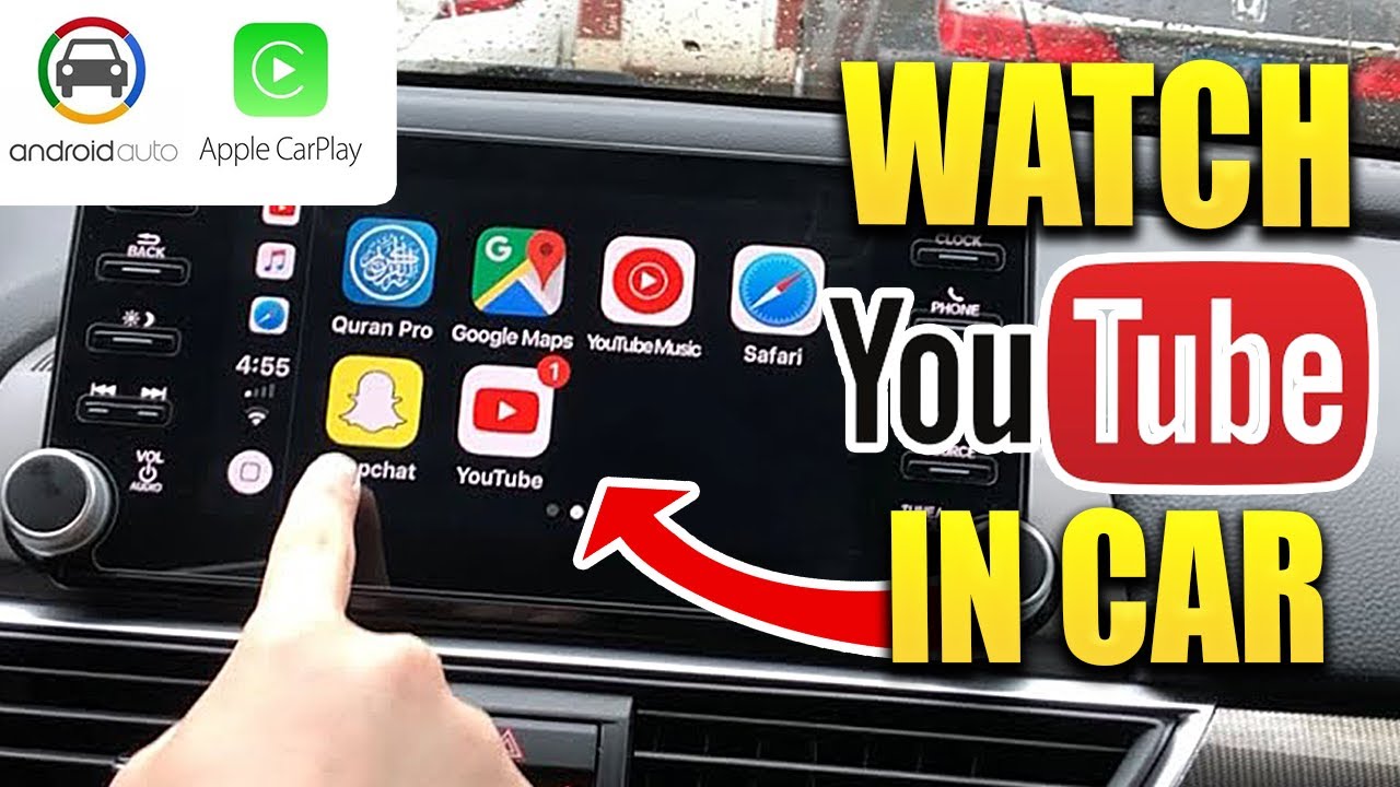 Как смотреть YouTube в машине ✅ Apple CarPlay и Android Auto Смотрите YouTube в машине