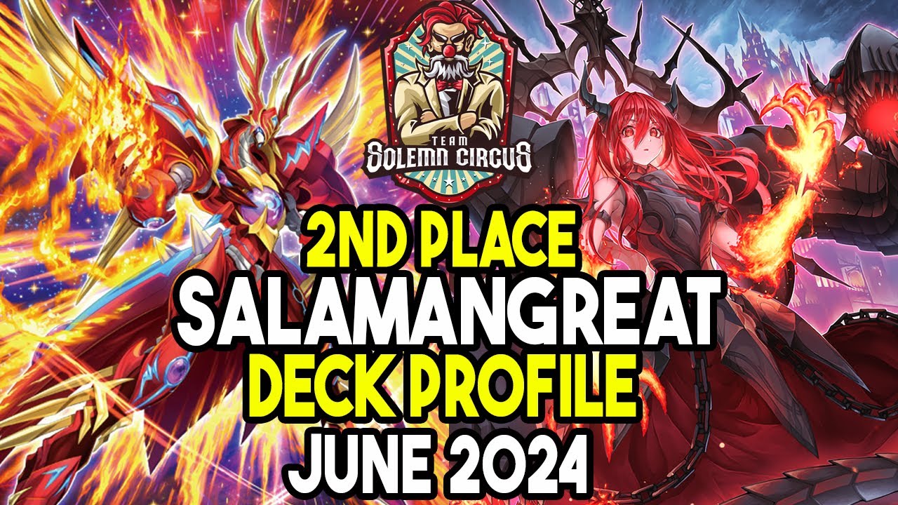 Yu-Gi-Oh! 2nd Place Salamangreat Deck Profile June 2024