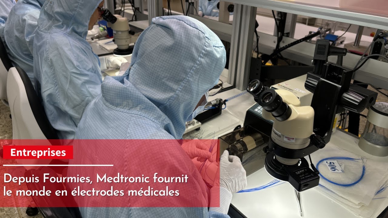 Depuis Fourmies, Medtronic fournit le monde en électrodes médicales