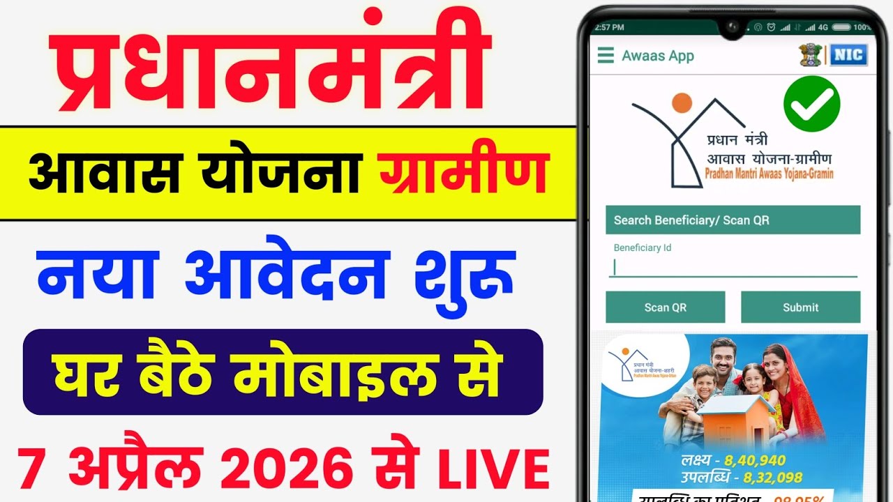 PM Awas Yojana Gramin Survey Online Form 2026 | pm awas gramin online apply 2026 | pm awas gramin