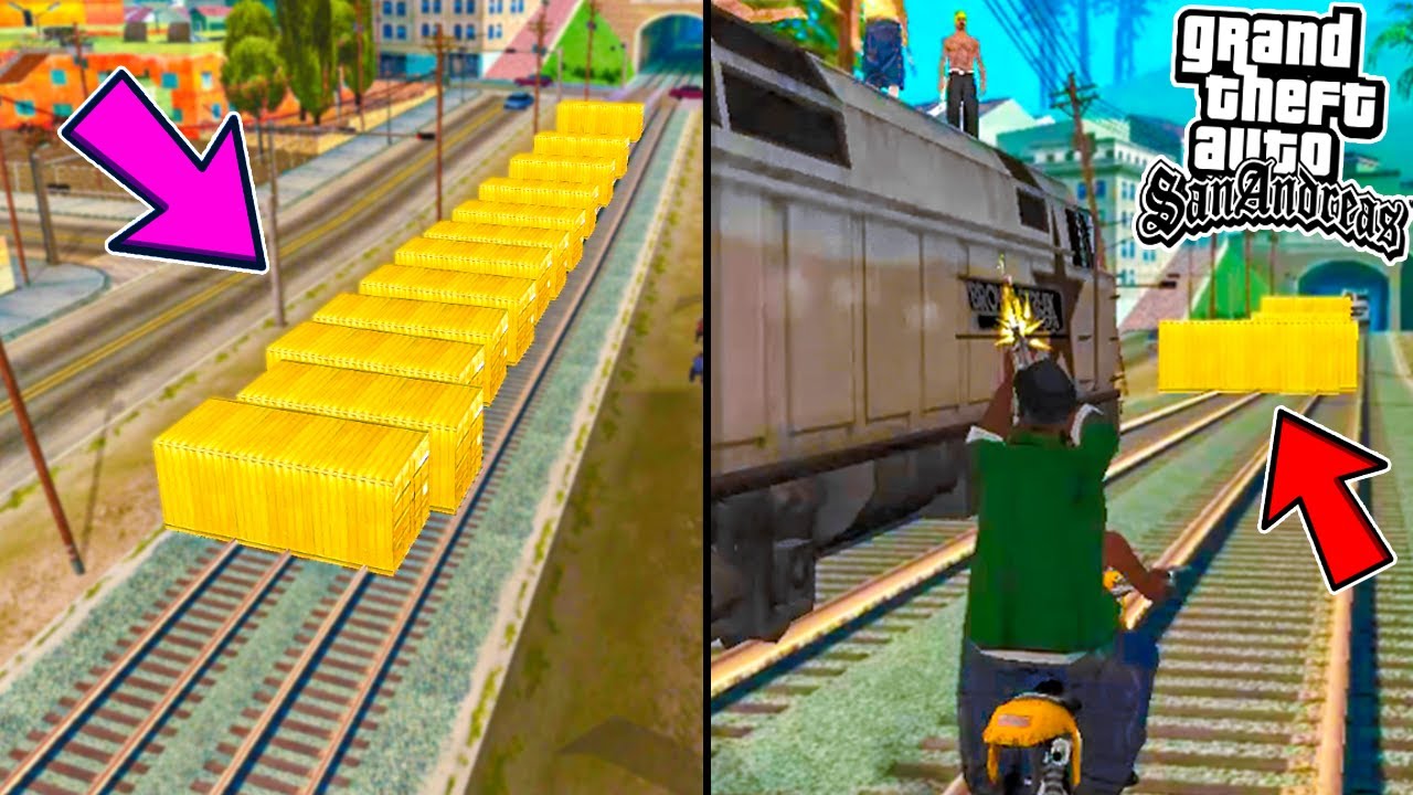 TREN GÖREVİNDE YOLA ENGEL KOYARSAK NE OLUR? | GTA San Andreas