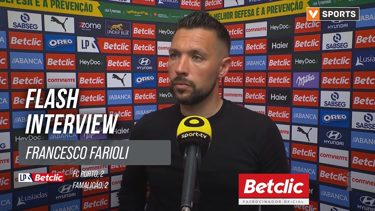 I Liga (#28) | FC Porto 2-2 Famalic&atilde;o: Flash Interview Francesco Farioli