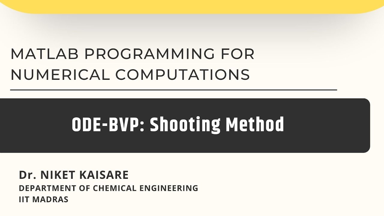 ODE-BVP: Shooting Method