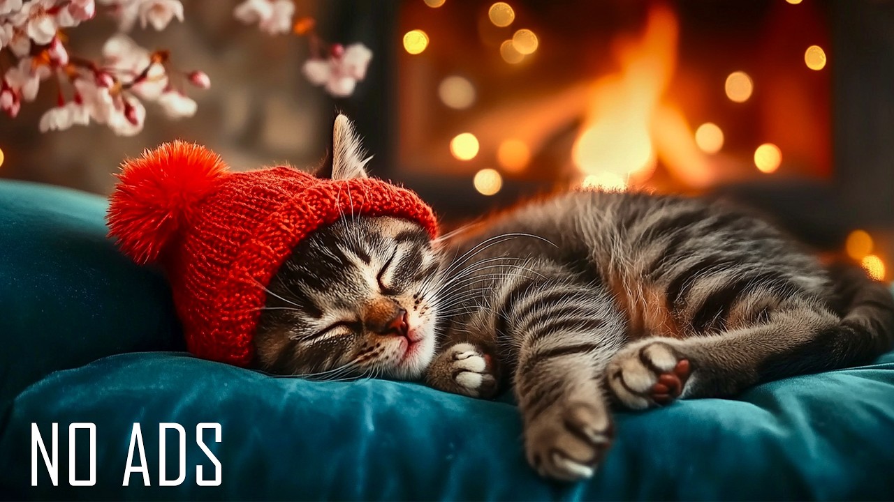 🌸 12 Hours of Healing Cat Music | Gentle Piano to Calm Anxiety & Support Deep Sleep 💖