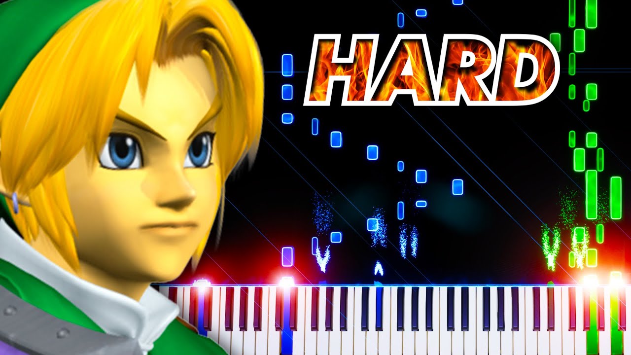 Hyrule Temple (from Super Smash Bros. Melee) - Piano Tutorial