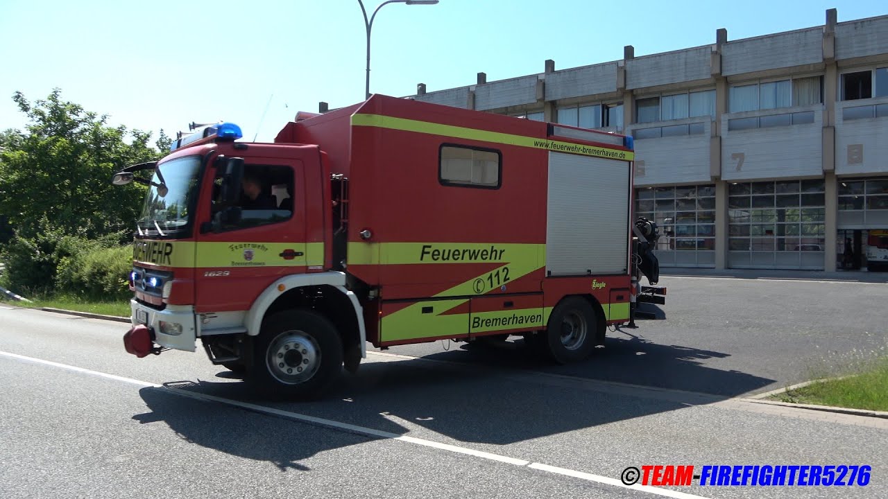 [Folgeeinsatz + HLF 2.Zug] Wasserrettungszug Berufsfeuerwehr Bremerhaven