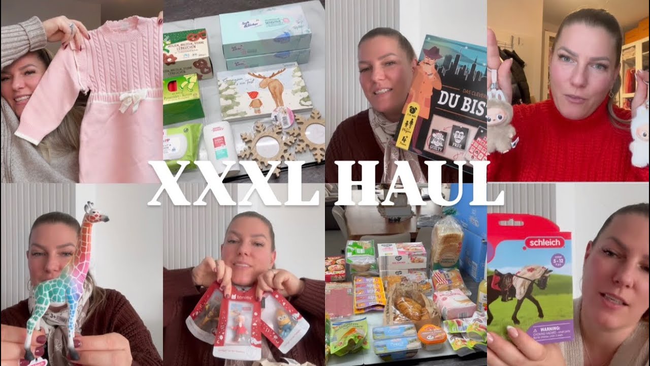 XXXL HAUL ♡ Müller, dm, Woolworth, Shein, Schleich, Popmart, Aldi, Lidl, Amazon