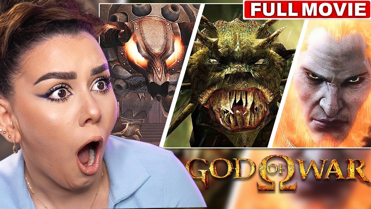 God Of War 1 All Cutscene & Boss Fights REACTION - (My Playthrough)