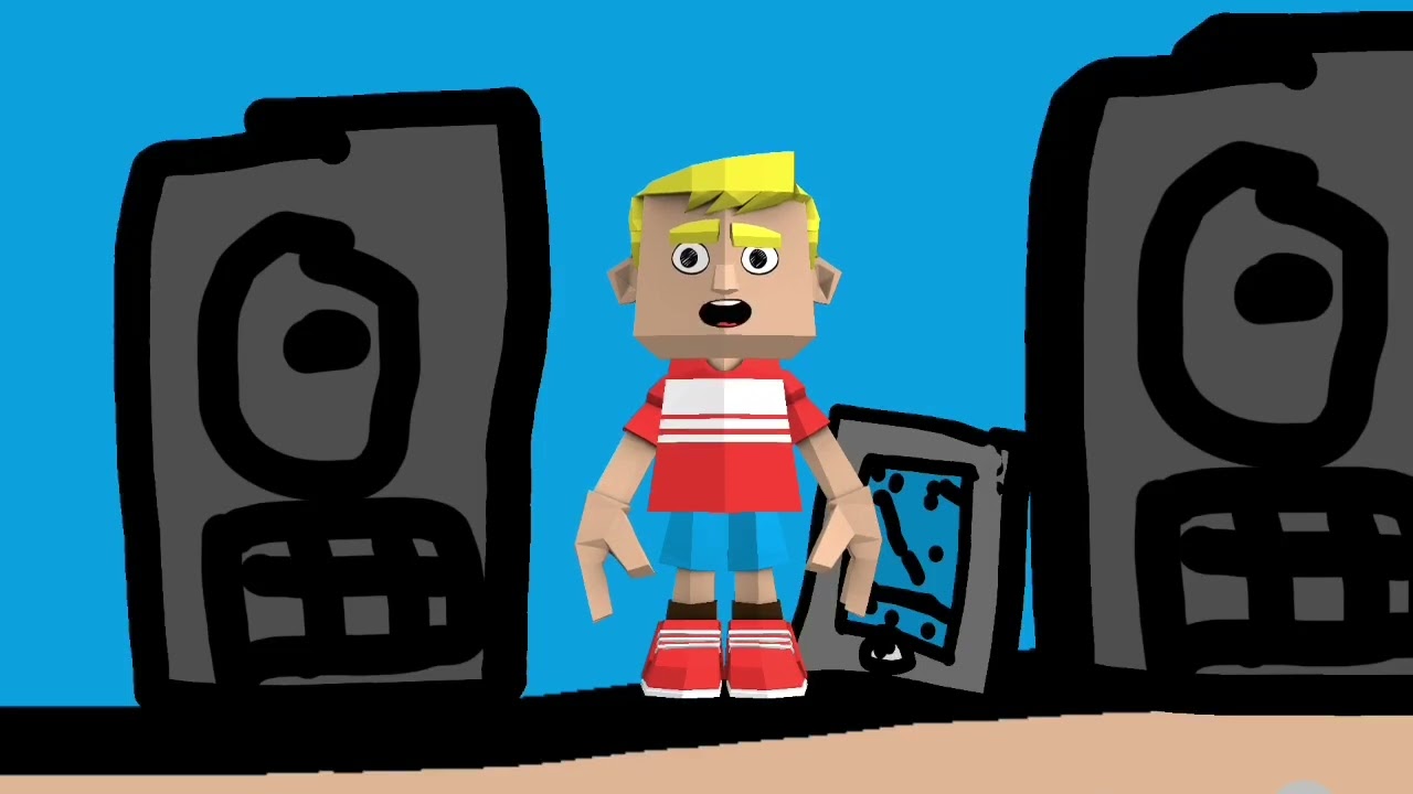 Billy blasts the Yakka Dee theme song at school and gets grounded.