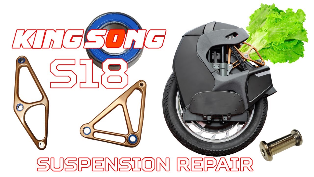 #KingSongS18 Suspension repair | Кингсонг S18 Подвеска \ Гидроизоляция