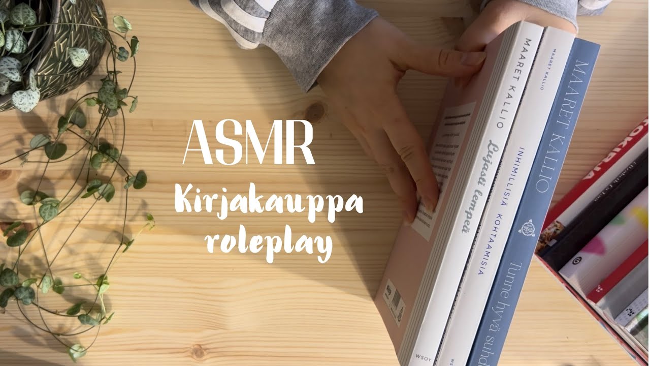 ASMR SUOMI 📚 kirjakauppa roleplay II