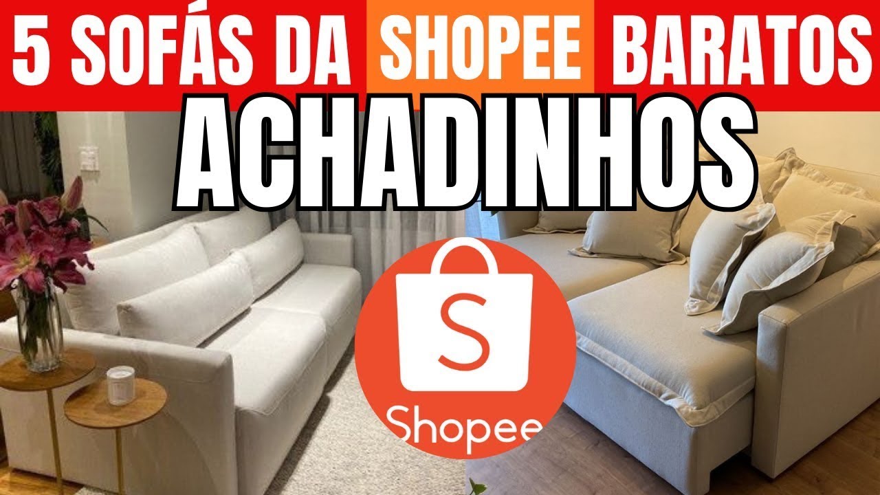 🛋️ Sofá lindo e barato na Shopee | Vale a pena? Esse sofá da Shopee me surpreendeu! 😍