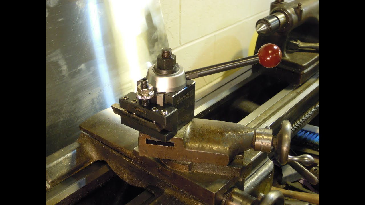 Установка быстросменного резцедержателя AXA, фаза II, Logan Lathe