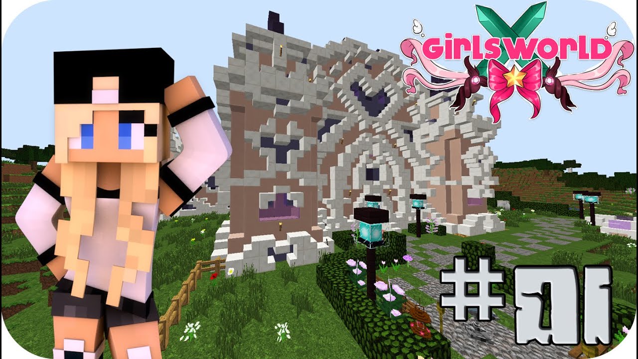 Los hombres-lobo me quieren comer! - Girl's World Ep 01 Minecraft