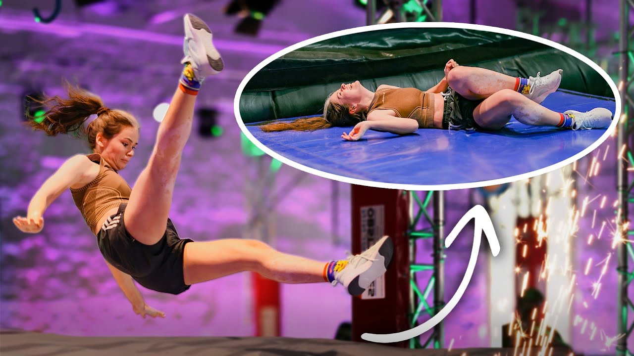 Nadine Breaty mit dem wildesten Abgang des Tournaments gegen Theresa Kirchner