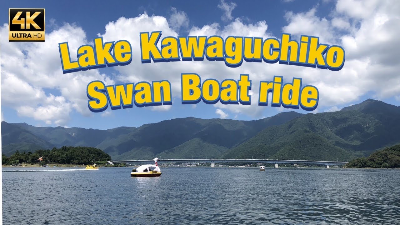 THE MOST BEAUTIFUL BEST PLACES TO VISIT IN JAPAN:Lake Kawaguchiko Swan boat ride MT. Fuji Yamanashi