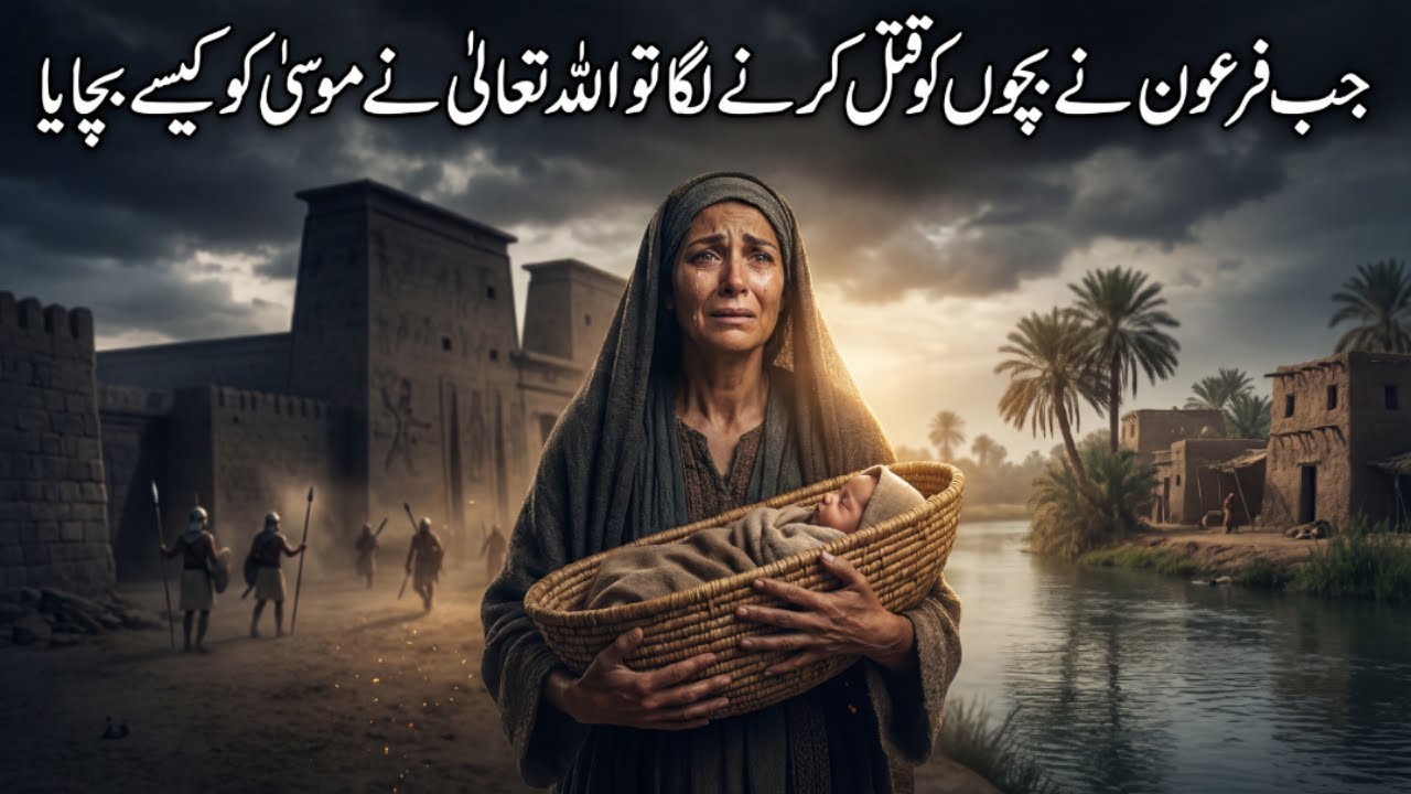 Firon Ka Zulm Aur Allah Ki Shan | Hazrat Musa (A.S) Ki Hairat Angeiz Hifazat