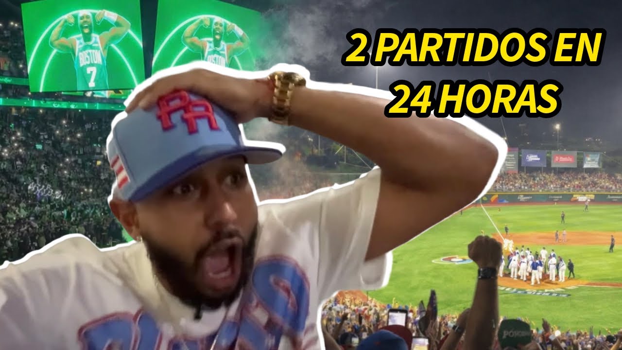 Vlog! Puerto Rico tiene el mejor Aura. Dos partidos en 24 horas. Desde el TD Garden al Hiram Bithorn