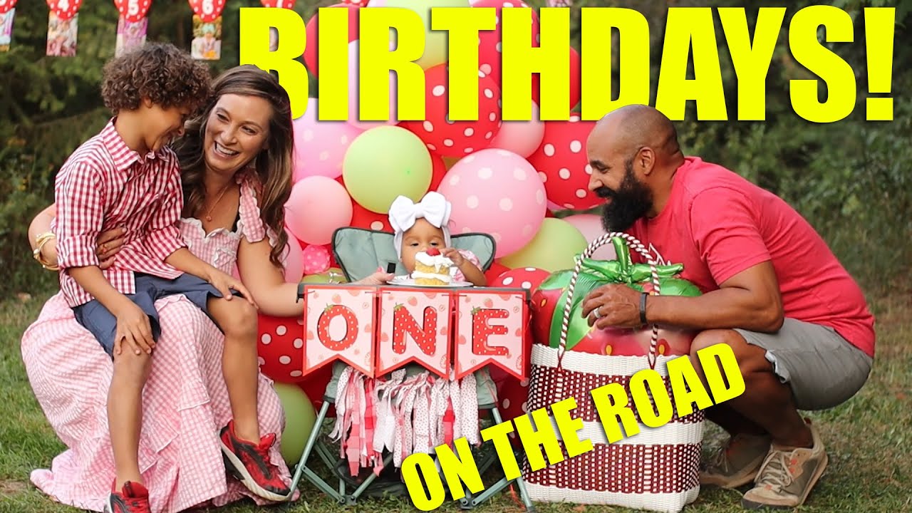 Sierra Turns 1.  Full Time RV Family Celebrates BIRTHDAYS on the Road!