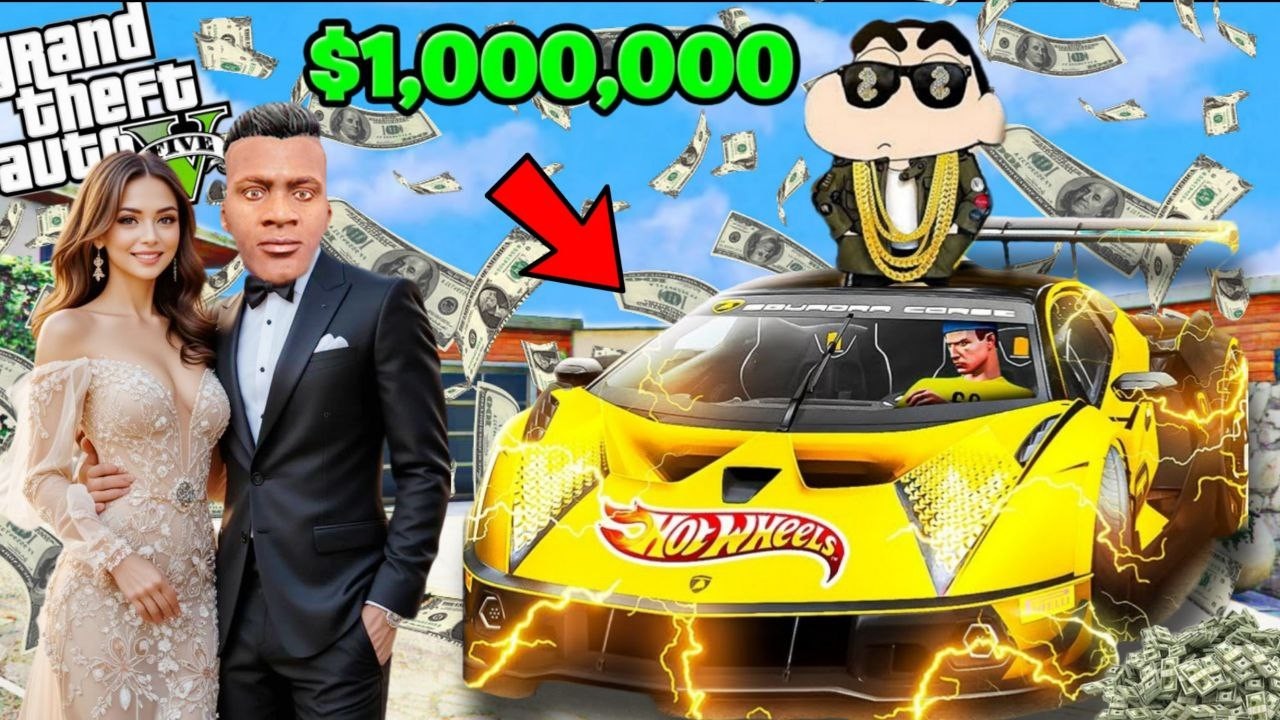 FRANKLIN TOUCH ANYTHING BECOME GOLD || EVERYTHING IS FREE IN GTA 5 | FRANKLIN KI SHAADI | SNAKERIFLE