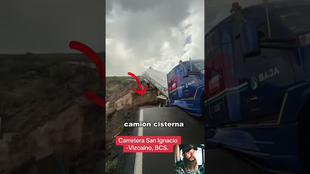 El camionero que venci&oacute; a la fuerte creciente #camiones #trucks #traileros #camioneros #camion