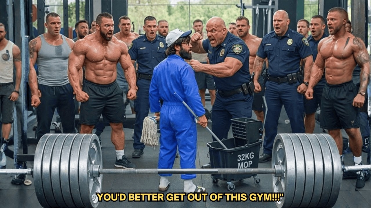 Cleaner  lifting 100kg Dumbbell in the Gym and SHOCKS Everyone 😱💪 | Anatoly Gym Prank