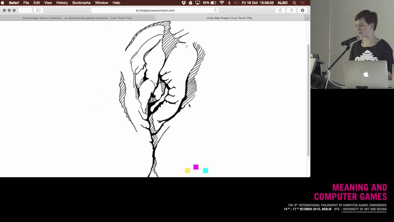 PCG2015 - Ida Toft - Doing Philosophy with Game Design - Cunt Touch This