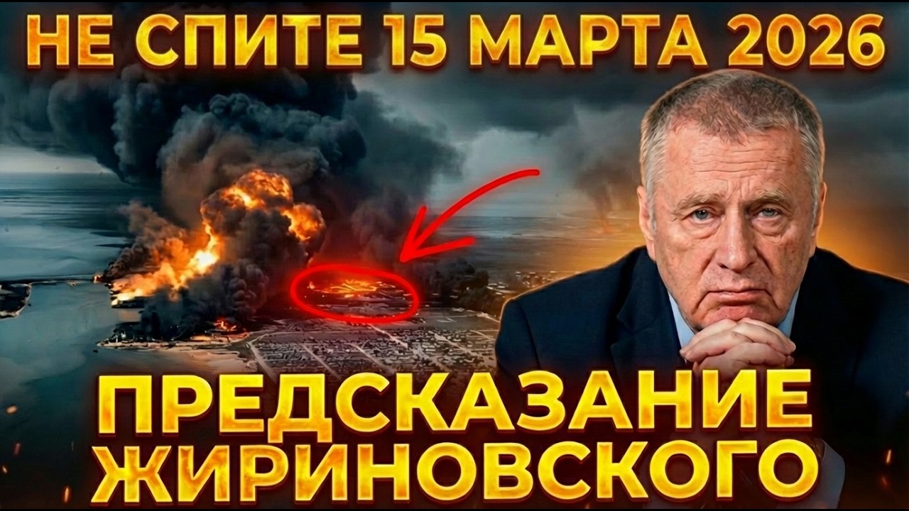ЖИРИНОВСКИЙ: НЕ СПИТЕ В НОЧЬ НА 15 МАРТА 2026. ЖИРИНОВСКИЙ ПРЕДУПРЕЖДАЛ!